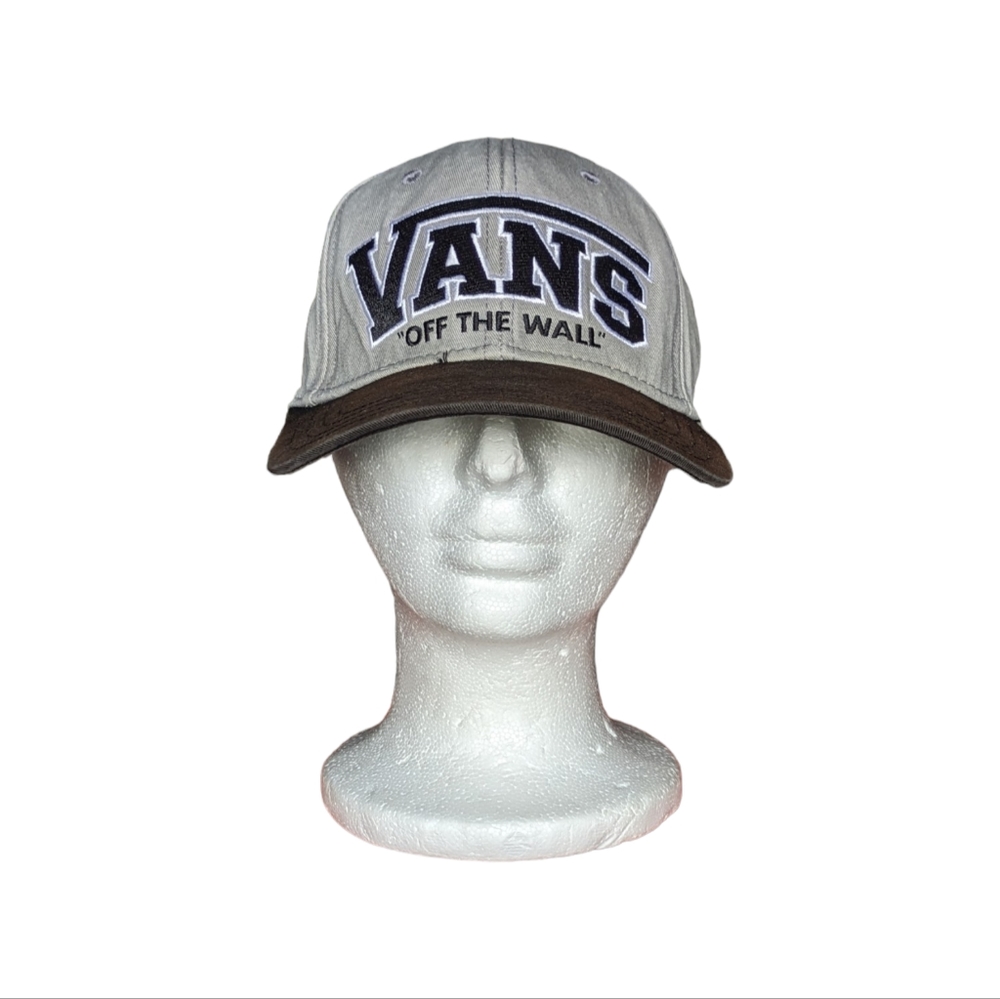Vintage VANS OFF THE WALL 1990's Embroidered Logo Snapback Hat Cap Adjustable